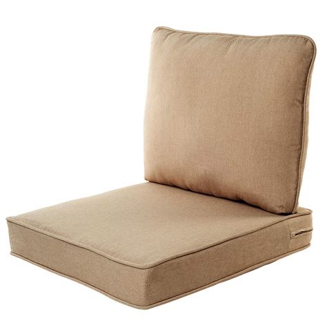 Make any seat comfortable with seat cushions or set pads that come with ties for easy placement. . 27x27 outdoor cushion